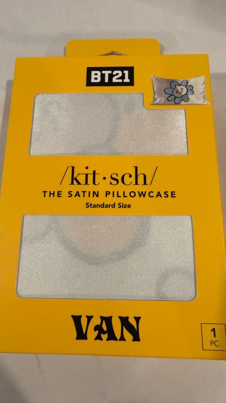 Kitsch x BT21 VAN Satin Pillowcase Standard Size – BTS Limited Edition